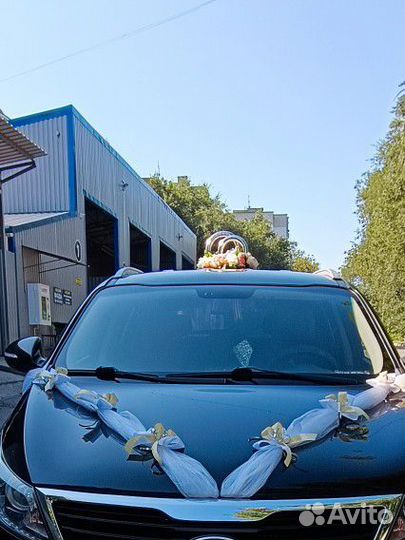 Свадебные украшения на машину аренда