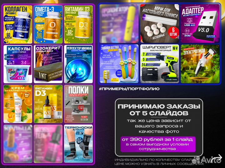 Инфографика для маркетплейсов, дизайн карточки