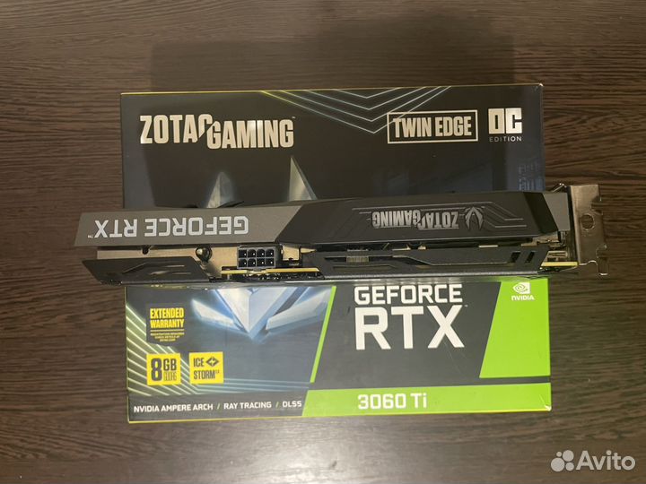 Видеокарта Zotac Twin Edge RTX 3060ti samsung 8gb