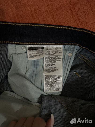 Джинсы мужские levis 502 w32 l32