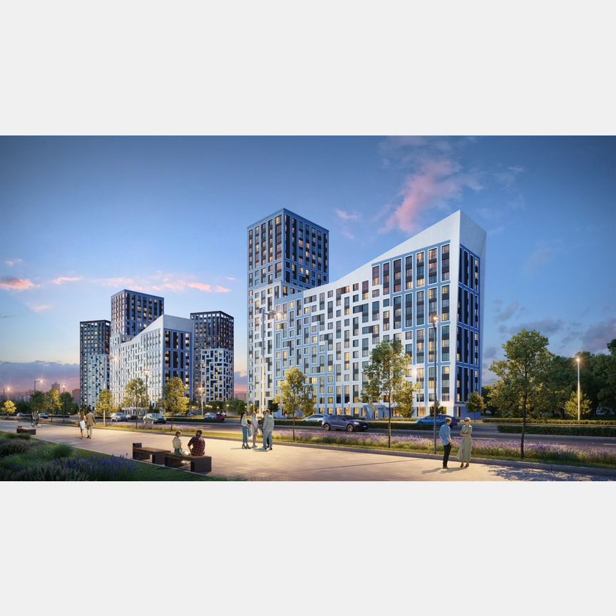 1-к. квартира, 33,2 м², 16/22 эт.