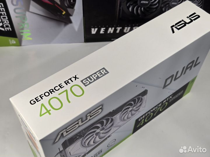 Видеокарта Asus Dual GeForce RTX 4070 Super White