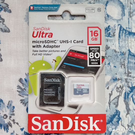 Карта памяти MicroSD и USB