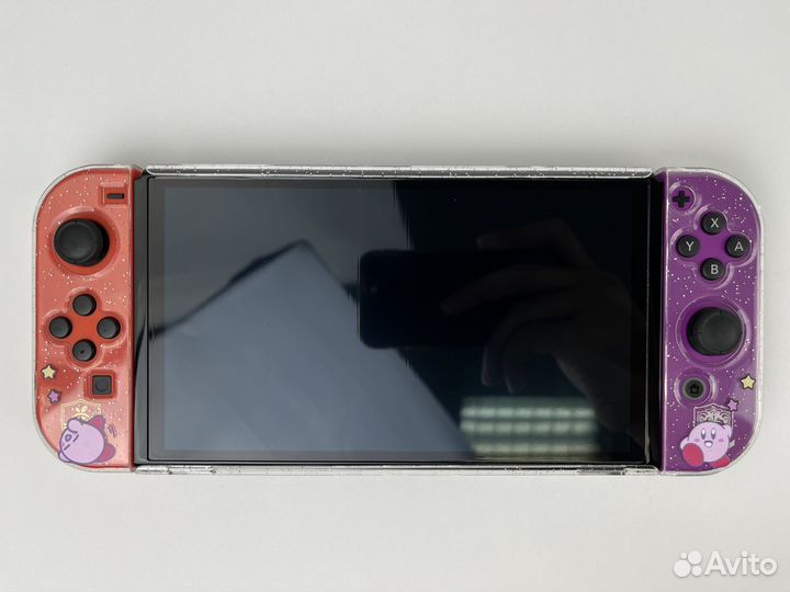 Чехол для Nintendo Switch Oled - Kirby(Прозрачный)