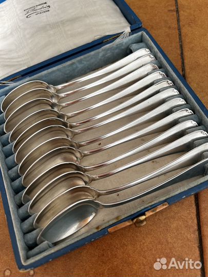 Набор антикварных чайных ложек Christofle