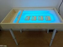 Песочный столик для детей с подсветкой