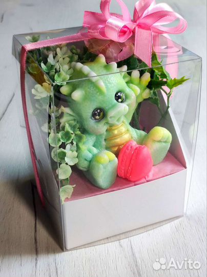 Дракончик мыло ручной работы