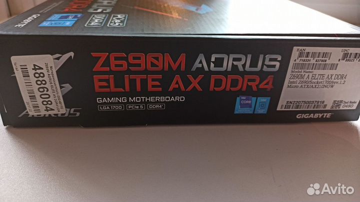 Мат плата Gigabyte Z690M aorus elite AX DDR4