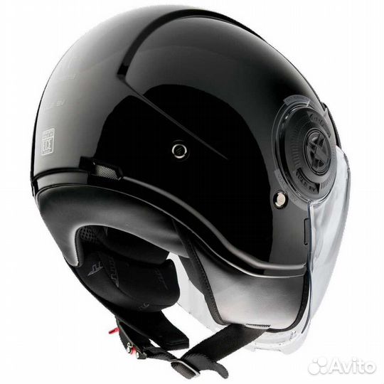 MT helmets Viale SV Solid Open Face Helmet Черный