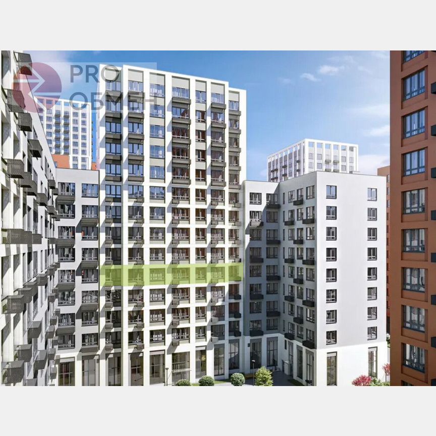 2-к. квартира, 36,2 м², 5/14 эт.