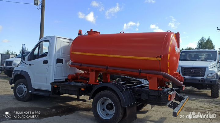 Мв-4 вакуумная машина ацв-4-газ C41R13, объем 4,3м