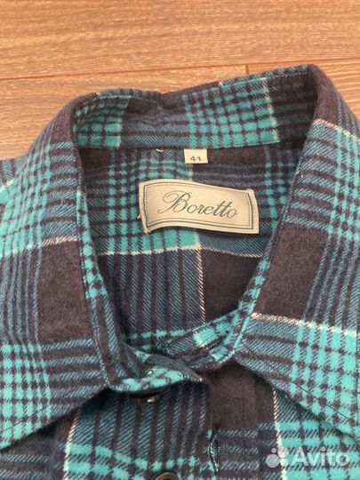 Рубашка мужская байковая теплая 41 разм(L)