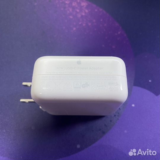 Адаптер apple 30w