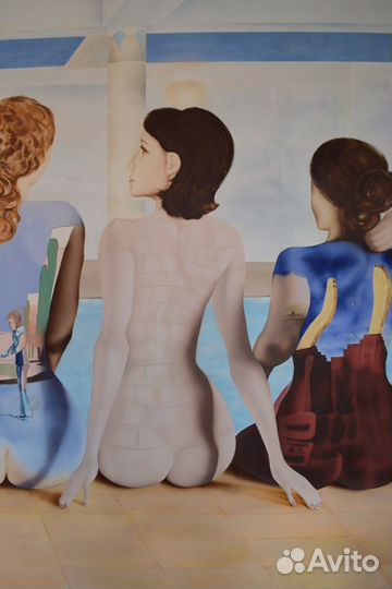 Картины.Роспись по коже.Барельеф