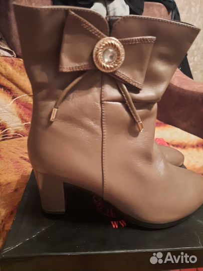 Ботильоны натуральная кожа 40 размер