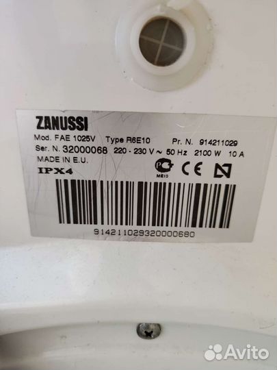 Стиральная машина zanussi fae 1025
