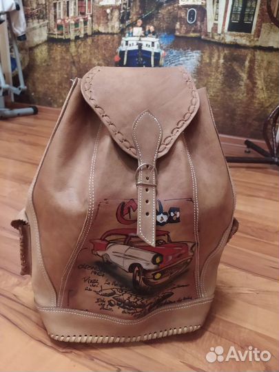 Рюкзак женский натуральная кожа новый