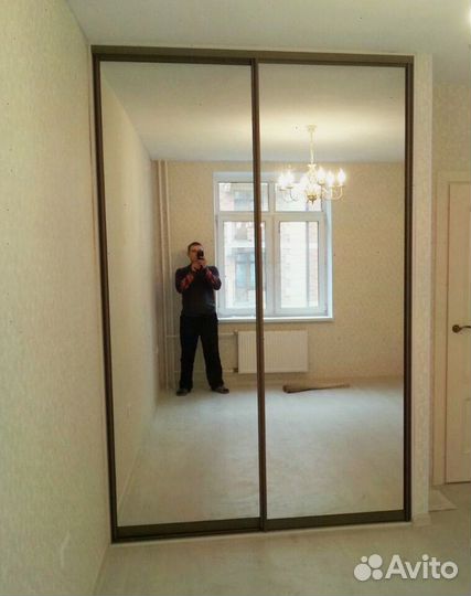 Двери купе в ниши, шкафы