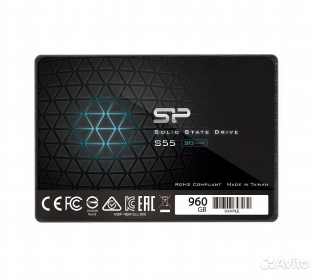 Silicon Power 960 гб, SSD Slim S55 2.5