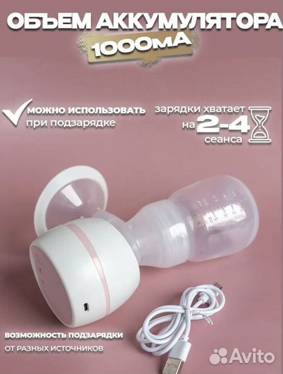 Молокоотсос электрический новый