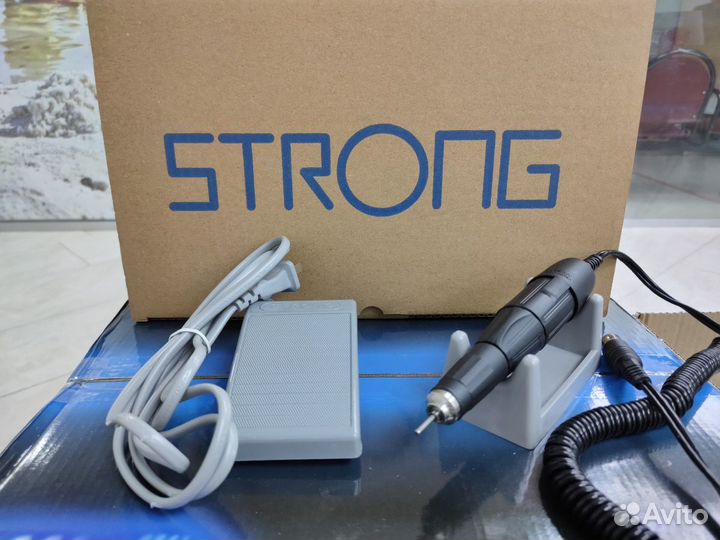 Аппарат для маникюра белый Strong 90, 65 Вт