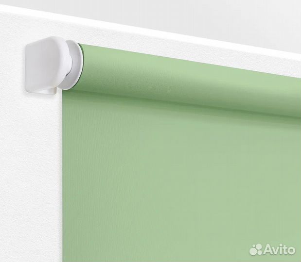 Рулонные шторы Плайн светло-зеленый 140 см