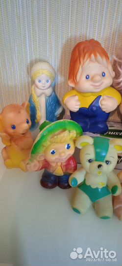 Резиновые игрушки СССР