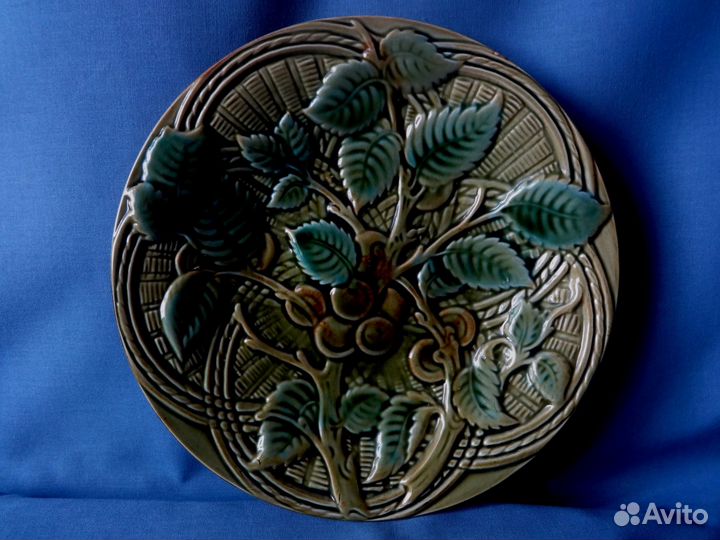 Тарелка винтаж СССР зик Конаково настенная