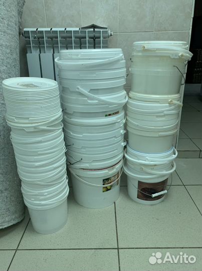 Ведро пластиковое