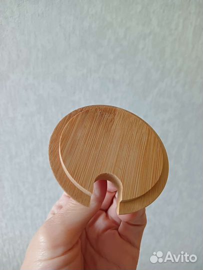 Набор стеклянных банок для специй 2шт Новый