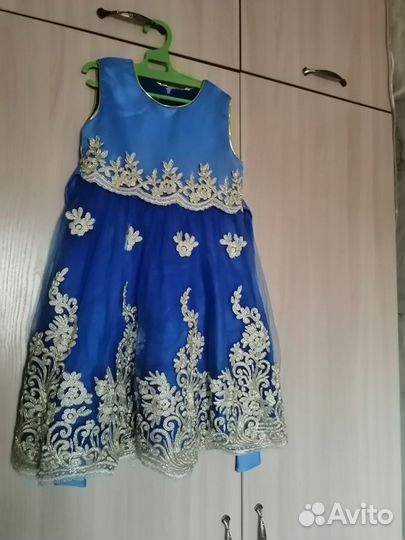 Платья Эльзы для девочки 104-128 (5 штук)