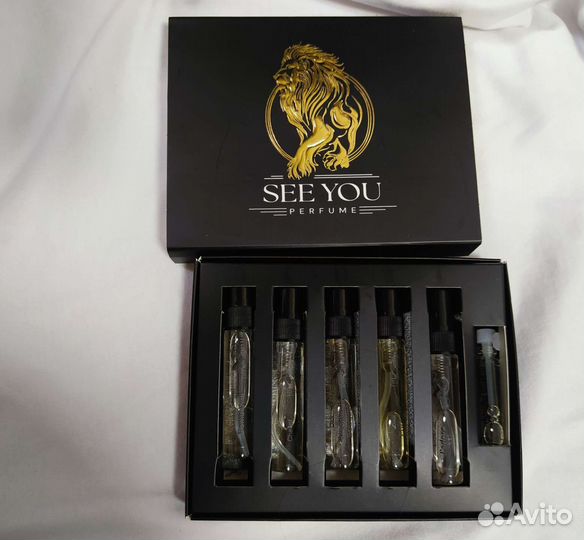 Набор миниатюр духов 5 шт+пробник
