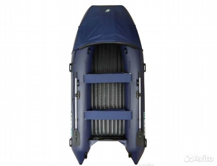 Лодка пвх Gladiator E380 PRO темно-синий