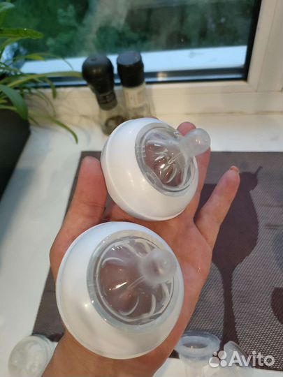 Соски бутылочные Авент 2 и переменный поток