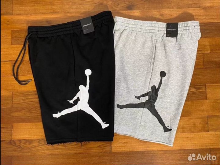 Шорты nike jordan серые