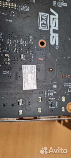 Видеокарта asus RX550 4G