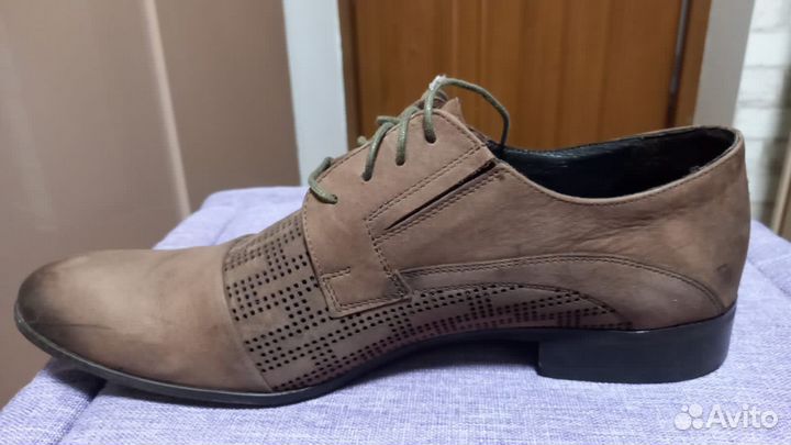 Мужские кожаные туфли