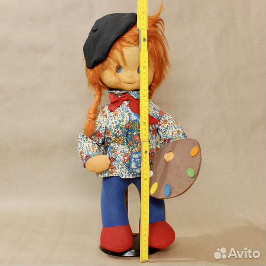 Старинная кукла из фетра Художница 17237