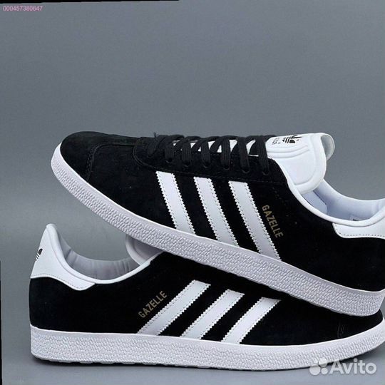 Кроссовки Adidas Gazelle Black (Арт.45094)