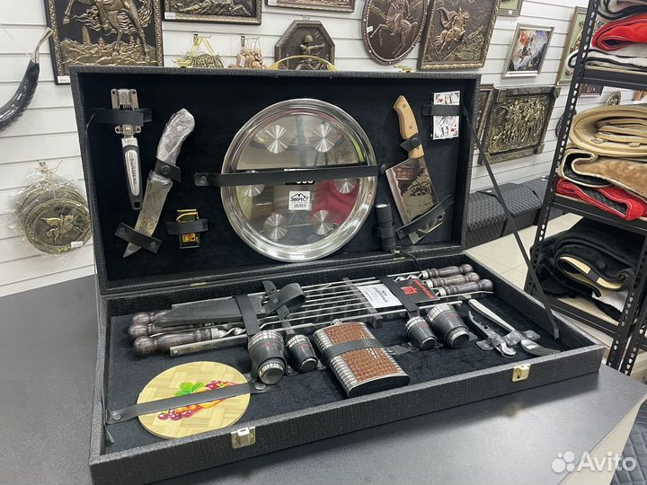 Шашлычный набор кизляр #1 кожа