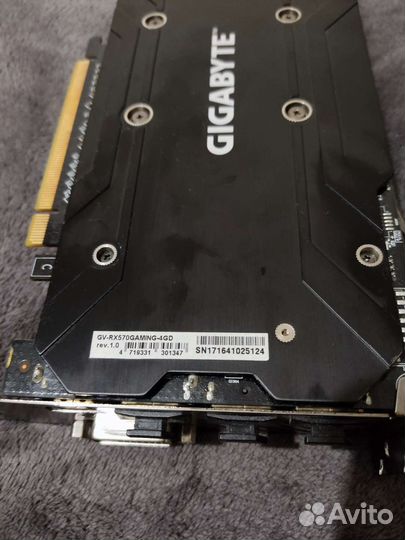 Видеокарта rx570 4gb