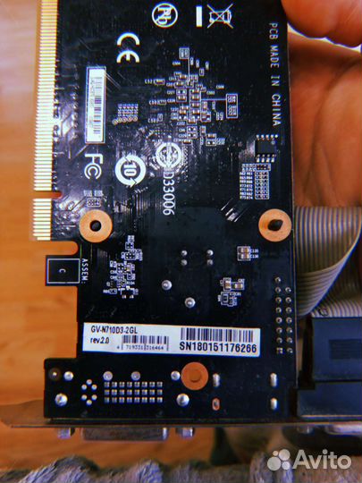 Видеокарта gt710-2гб