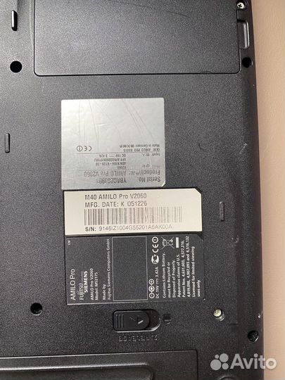 Fujitsu siemens ноутбук