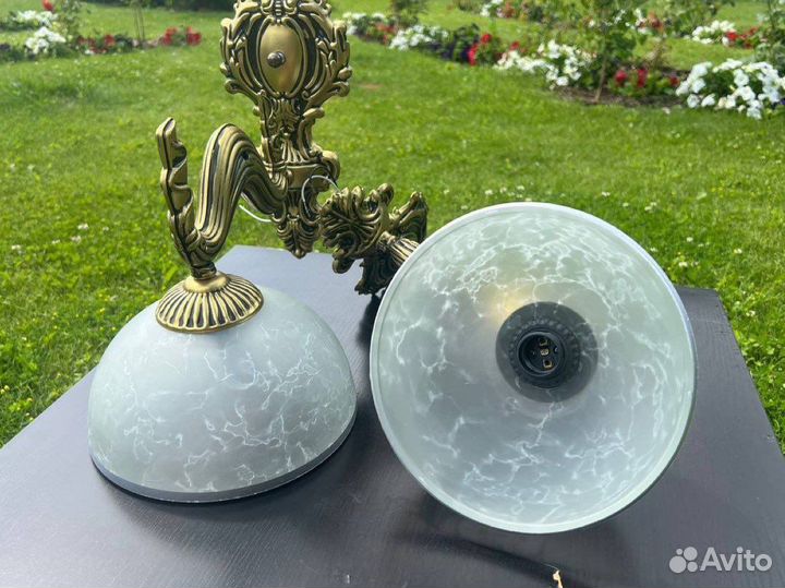 Люстры и светильники бу