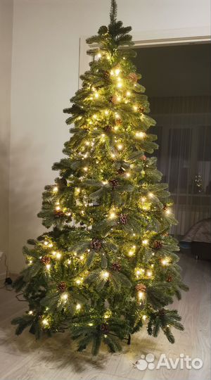 Елка искусственная литая+пвх