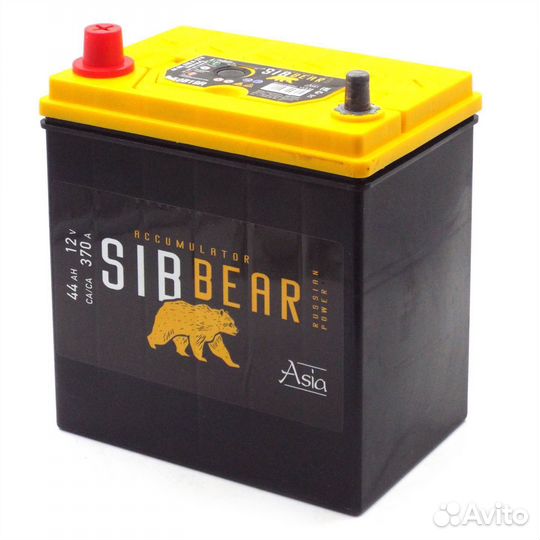 Аккумулятор sibbear asia 50B19L 44 А*ч п.п