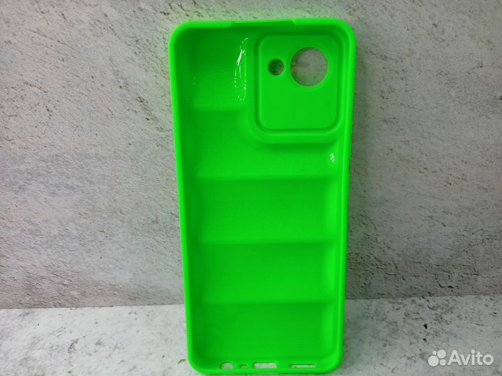 Силиконовый чехол (дутый) для Realme C30 DF rmJack