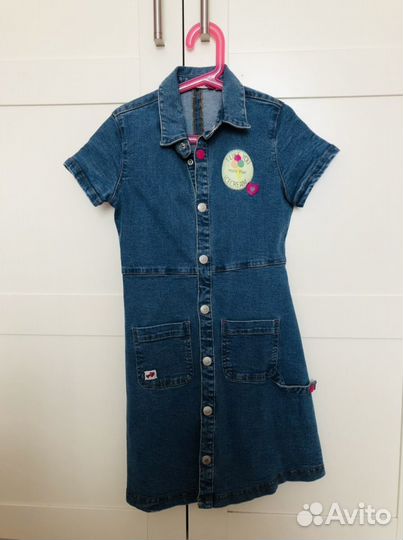 Джинсовое платье для девочки
