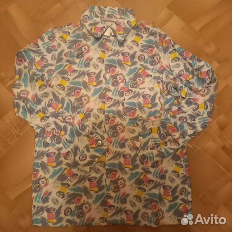 Фланелевая детская рубашка СССР