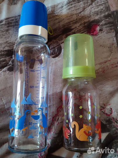 Бутылочки для кормления стекло